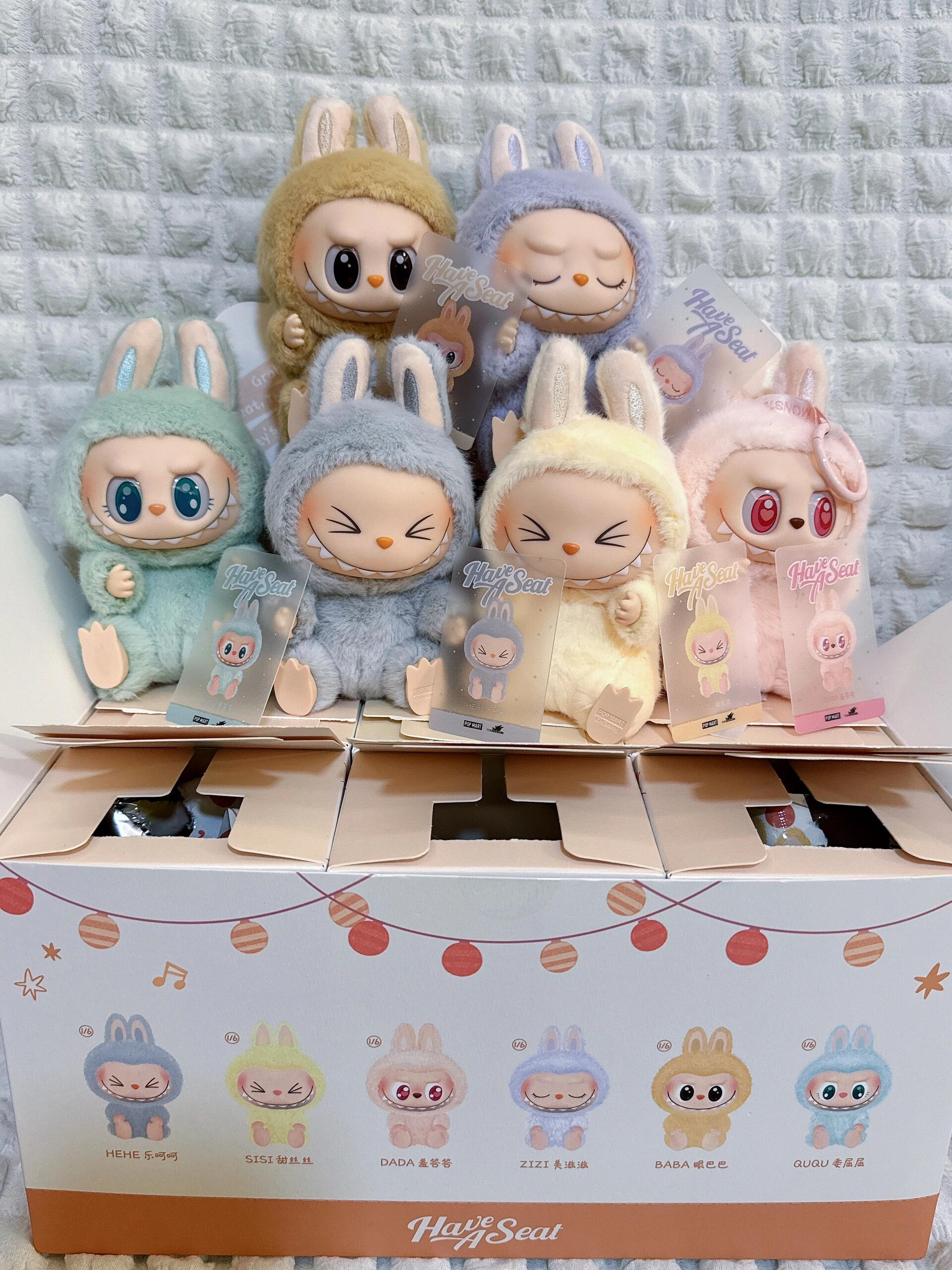 Wholesale Macrons V2 Labubu Have a Seat Series Vinyl Toys