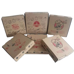 <span class=keywords><strong>Scatole</strong></span> per <span class=keywords><strong>Pizza</strong></span> Personalizzate da 7, 8, 9, 10, 12, 15, 16, 18 Pollici, <span class=keywords><strong>Dimensioni</strong></span> 33x33 40x40 con Design del Logo per Uso Industriale Alimentare - Product Image 4
