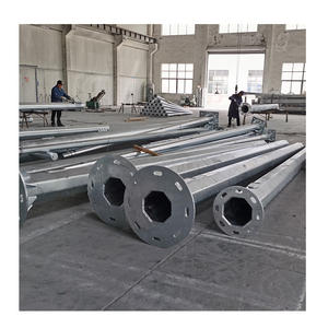 Tiang lampu stadion olahraga kerucut, tiang lampu stadion olahraga tiang tinggi 16m 20m 30m untuk lapangan tenis dan tempat bermain sepak bola - Product Image 3