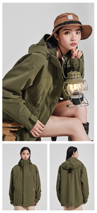 PELLIOT 3 en 1 650 Doublure en Duvet d'Oie Grande Taille <span class=keywords><strong>Randonnée</strong></span> Extérieur Hiver Homme et <span class=keywords><strong>Femme</strong></span> Veste Imperméable Manteaux - Product Image 6