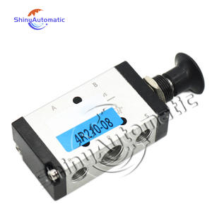 4R210-08 Mechanische handbediende trekventiel 3/<span class=keywords><strong>2</strong></span>-weg aluminium pneumatische handbediende klep pneumatische solenoïde directionele regelkleppen - Product Image 4
