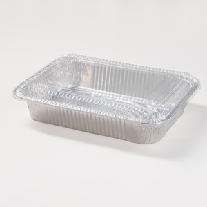 超大铝箔烤盘带盖 14.5X10.6 英寸重型深盘烤盘，适用于火鸡餐饮和烧烤容器 - Product Image 4