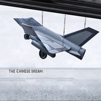 Modèle d'avion de chasse furtif J-10, décoration d'avion classique de grande taille, ornement d'avion en fer forgé à la main, vente directe d'usine