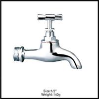 Bonne qualité robinet d'eau en laiton chromé robinet ouverture lente poignée en laiton robinet d'arrêt d'eau Machine à laver chromé poli