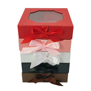 Custom Wholesale Curated Holiday Little Luxury New Year Exclusive Magnetic <strong>Bird</strong> <strong>Nest</strong> Jewelry Gift Box with Window China - Product Image 1