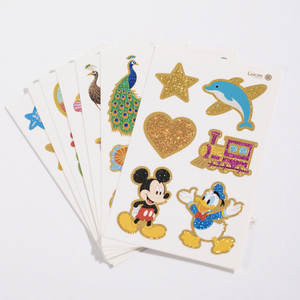 UV Custom Holographic PVC Fade Resistant <b>Sticker</b> Die Cut <b>Cartoon</b> <b>Sticker</b> Labels Waterproof Glitter <b>Stickers</b> for Decoration - Product Image 5