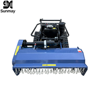Tondeuse robot à fléaux 22 CV diesel tout-terrain sans fil pour jardin et agriculture, moteur essence 4 temps, télécommande 500 m