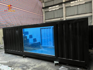 Piscine de luxe préfabriquée en conteneur maritime de 20 pieds ou 40 pieds à vendre – Piscine modulaire portable moderne pour extérieur et jardin - Product Image 5