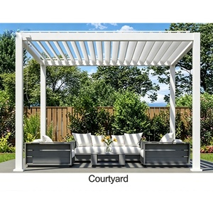 Auvent de jardin en tôle PC, abri de voiture en alliage d'aluminium, abri de voiture extérieur en tôle PC pour parking - Product Image 1