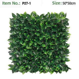Panneau mural de verdure artificielle en plastique, gazon synthétique, résistant et écologique, pour aménagement paysager intérieur et extérieur et décoration de terrasses - Product Image 3
