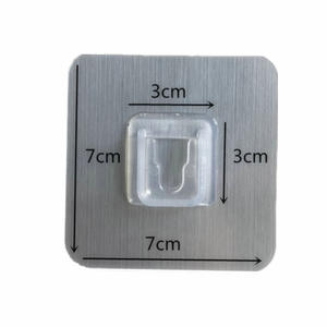 Crochets et pinces adhésifs, pas de perçage nécessaire, étagère de rangement robuste, pinces et crochets adhésifs, crochets à clipser, pas de clous nécessaires - Product Image 3