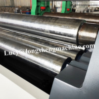 W12-12X2000 automatique 16mm rouleau-pliage plaque laminoir acier inoxydable acier au carbone aluminium PLC moteur PVC fin formant