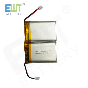 3.7V 1500mah 853450 リポバッテリー 充電式リチウムポリマーバッテリーパック 消費者向け電子機器用 JSTコネクタ付き - Product Image 3