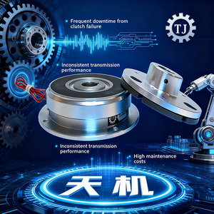 Tianji CE-gecertificeerde 24V instelbare koppel stalen elektromagnetische koppelingsschijfrem op maat gemaakte Dly0-serie micro-elektromagnetisch - Product Image 5