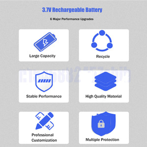 สมาร์ทนาฬิกาแบตเตอรี่ LQ-S1 3.7V แบตเตอรี่ 380mah สําหรับนาฬิกาสมาร์ทแฟชั่นเมตร QW09 DZ09 W8 A1 V8 X6 แบตเตอรี่ลิเธียม - Product Image 6