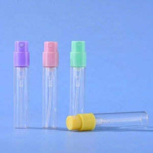 Luxury Portable Mini Spray <b>Bottles</b> 2ml Empty Sample Glass Vials in Pink Yellow Green Purple Blue for Perfume - Product Image 5