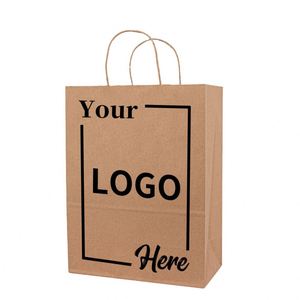 Bolsas de Papel Kraft Ecológicas Personalizadas 2026, Diseño Duradero para Empaquetado Minorista, Regalos para Supermercados - Product Image 2