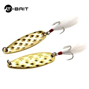 Paillettes de pêche en forme d'ananas leurres de pêche durs hameçons aigus métal argent <span class=keywords><strong>pas</strong></span> <span class=keywords><strong>cher</strong></span> pêche Flutter cuillère avec broche coeur rouge - Product Image 3