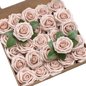 Juego <span class=keywords><strong>de</strong></span> Cajas <span class=keywords><strong>de</strong></span> Flores Artificiales, 25 Piezas <span class=keywords><strong>de</strong></span> Rosas Desnudas <span class=keywords><strong>de</strong></span> Aspecto Realista con Tallo para Centros <span class=keywords><strong>de</strong></span> Mesa <span class=keywords><strong>de</strong></span> Boda <span class=keywords><strong>y</strong></span> Decoraciones <span class=keywords><strong>de</strong></span> Mesa - Product Image 1