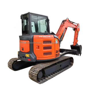 Japon Original bon prix mécanique hydraulique type chenille mini pelle Hitachi ZX55 ZX55USR-5A 5 tonnes utilisé avec le moteur Yanmar - Product Image 1