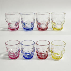 Vaso de chupito con forma de calaveras de colores con logotipo personalizado - Product Image 4
