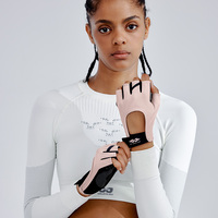 Gants de musculation unisexes XG85, demi-doigts, polyester/nylon, pour fitness, gym et cyclisme