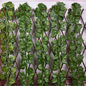 Hua Qianyun Artificial Ivy Vines 2.15m Silk Greenery <b>Wall</b> <b>Decor</b> Home Photography Props - Product Image 5