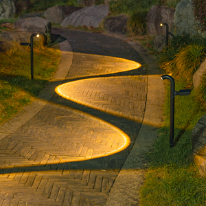 Foco solar LED impermeable IP65 <span class=keywords><strong>para</strong></span> césped al aire libre, patio, jardín y decoración de Patio, nuevo enchufe y luz, iluminación de carretera - Product Image 1