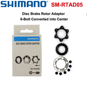 อะแดปเตอร์ดิสก์เบรก <span class=keywords><strong>Shimano</strong></span> <span class=keywords><strong>SM</strong></span> <span class=keywords><strong>RTAD05</strong></span> แบบ 6 รู แปลงเป็น Center Lock สำหรับจักรยานเสือภูเขาและจักรยานถนน - Product Image 1