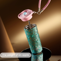 Nouvelle tasse à café élégante de 17oz en titane pur haute apparence gobelet à double boisson tasse thermos en titane pour voiture et bureau