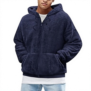 Men's Sherpa Fleece Hoodie Winter Warm <b>Teddy</b> Pullover Sweatshirt Custom Men's <b>Teddy</b> Fleece Hoodie Oversized Sherpa Sweatshirt - Product Image 1