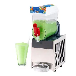 Karbonat-Slush-Mesin 2 Mangkuk 30l Xrj15x2 Mesin Pembuat Slushie untuk Dijual Uk Di Taiwan