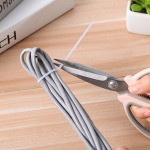 Self Locking Nylon Cable Ties White And Black 100 Piece Pack For Cable Bundling Organization Storage Cell Phone Use - Product Image 4