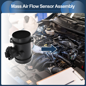 0281002120 MAF Mass Air Flow Meter Sensor for Accord Civic Car Replacement <strong>Parts</strong> MHK100360 16400-P5T-G00 Mass Air Flow Meter - Product Image 4