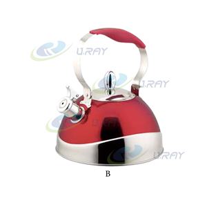 Théière en acier inoxydable 3L Bouilloire sifflante en acier avec poignée en bakélite - Product Image 4