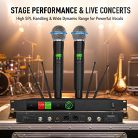 Système de microphone sans fil portable avec transmetteur à sensibilité améliorée, vente en gros directe d'usine B2B OEM ODM