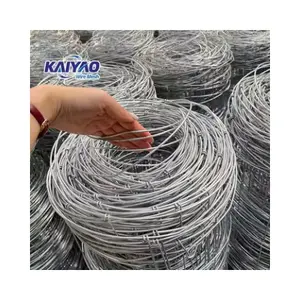Inexpensive Hot-Dipped Galvanized Woven Chain Link Horse and Cattle Farm Fencing Exported to South Africa