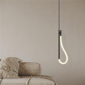 Luminaire <span class=keywords><strong>suspendu</strong></span> LED moderne et créatif pour îlot <span class=keywords><strong>de</strong></span> cuisine, salle à manger, <span class=keywords><strong>lampe</strong></span> suspendue en <span class=keywords><strong>corde</strong></span> tressée pour <span class=keywords><strong>chevet</strong></span>. - Product Image 4