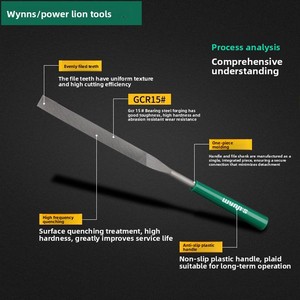 <span class=keywords><strong>Lime</strong></span> à affûter Wileyfox, lot de 10 limes métalliques assorties, triangle, demi-cercle, 6 aciers, fraises à fraiser en gros, pointe pointue faite à la main - Product Image 2
