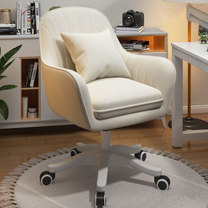 Computer Chair with Adjustable Backrest Convertible Chair <b>Bedroom</b> Makeup Chair Dressing <b>Stool</b> Leisure Chair Comfortable - Product Image 5
