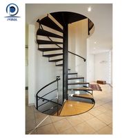 Kit d'escalier modulaire en colimaçon facile à installer Hauteur réglable pour la conversion de grenier/mezzanine/loft