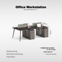 Postazione di Lavoro per Ufficio con Presa Integrata, Telaio in Acciaio e Vano Portaoggetti Chiudibile per Soluzioni di Spazi di Lavoro Completi