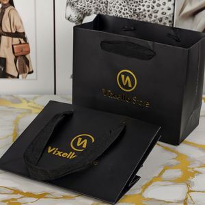 Sacs cadeaux en papier de haute qualité avec poignée en ruban personnalisée, sacs d'emballage pour boutique, sacs en papier avec poignée pour emballage cadeau - Product Image 3
