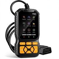 Escáner OBD2 V520, Lector de Códigos, Comprobación de Luz de Advertencia del Motor, Sensor O2, Prueba EVAP, Monitor de Abordaje, Comprobación de Emisiones, Herramienta de Diagnóstico con Cable, 1 Año de Garantía
