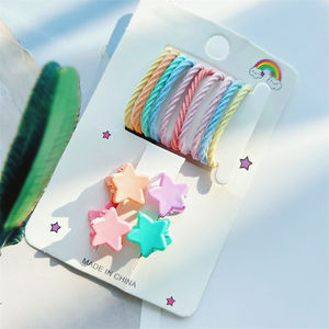 Accesorios kawaii para el cabello para niña, bandas de goma coloridas, pinzas para el pelo pequeñas, <span class=keywords><strong>2022</strong></span> - Product Image 6