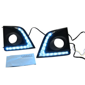 ไฟเดย์ไลท์ LED สำหรับ <span class=keywords><strong>Toyota</strong></span> Corolla <span class=keywords><strong>altis</strong></span> 2014-2015พร้อมไฟ LED <span class=keywords><strong>สี</strong></span>เหลืองและสีฟ้า - Product Image 1