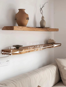 Étagère de rangement de cuisine en bois massif avec design artistique d'inspiration antique pour le rangement et la présentation de livres et de <span class=keywords><strong>CD</strong></span> - Product Image 4