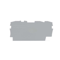 5 piezas 2002-1391 Placa de extremo/intermedia PAC para controlador dedicado RS485 de control industrial, 0.8mm de ancho, gris, nuevo Kd