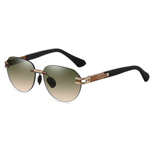 Superhot Eyewear 74926 Classic cerniere a molla da uomo occhiali da sole senza montatura sfumati - Product Image 1