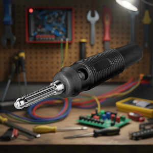 ปลั๊กกล้วยแบบมีรูไขว้สีดำขนาด 4 มม. - Product Image 3